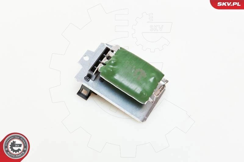 Resistor, interior blower